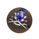 Qianjun natural blue tanzanite women's ring Crown Shangmei gift girlfriend colored gemstone 18K gold jewelry customized 1.5 carat pear-shaped tanzanite