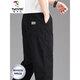 Woodpecker Spring and Summer Pure Cotton Work Pants Men's Loose Straight Pants Middle-aged and Young Casual Long Pants Men's Large Size Versatile Men's Clothing Military Green XL