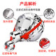 Najiaan gas mask fire mask anti-smoke and fire-proof gas mask mask hotel special fire mask 3C certified filtered fire emergency escape self-rescue respiratory emergency kit 20 boxes