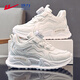Warrior Girls' Sports Shoes Spring and Autumn Lightweight Soft Soled Casual Running Shoes WZ(CL)-0686 White 34