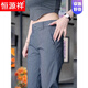 
Hengyuanxiang 2025 spring and summer Tiansi loose casual pants for men, stretchy and versatile young and middle-aged dad long pants men's clothing trend J-838 gray 28