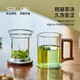 Yipot tea brewing tea cup tea water separate cup water cup men's tea cup personal tea brewing cup glass green tea cup store manager recommended 400ML tea cup