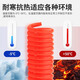 EXSN PU spring trachea air compressor trachea hose high pressure telescopic tube air pump pneumatic hose spiral tube transparent PU8x5 with connector 3 meters orange red