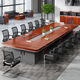New office conference table long table modern simple conference room table and chair combination long table negotiation employee training table 2.4*1.2 meters home installation (multiple colors available)