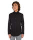 Calvin Klein boys' long-sleeved shirt, sateen fabric, button cuffs, formal style, 14-16 years old, black 14-16 Husky