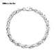 Miss JuJu pt950 platinum bracelet men's domineering platinum knight bracelet super flash car flower design all Specifications are based on the actual weight, more refunds or less compensation