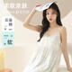 Modal nightgown summer women's 2025 new style integrated large-size suspender pajamas ice silk home clothing 861f6627 M 80-100Jin [Jin equals 0.5 kg]