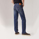 Levi's Levi's Men's 502 Classic Tapered American Retro Fashion Simple Casual Commuting Jeans Washed Blue 32 (32)