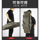 Fishing bag, big belly bag, sea rod bag, two layers, three layers, three layers, 80-130 cm wear-resistant fishing storage bag, 80 cm, two layers, big belly bag, Oxford cloth brown