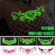 Alluring Bird SM Luminous Sexy Succubus Tattoo Sticker Long-lasting Washable Lower Belly Pure Desire Sex Toy Alternative Toy Private Part Lower Waist Sticker Covers Scars Couple Body Private Part Mark Glowing