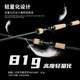 美夏（EWE）25新款EWE美夏极触二代TZ环高感度轻量化路亚鱼竿黑坑鳜鱼鲈鱼 2.03m TZ版S681M/XF直柄独节