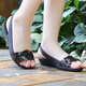 Crocs (Crocs) Zapatos para mujeres Isabella Open-toe transpirable Ligero Ligero Pequeño Sandalias casuales 4774 Flagnia oficial 203228-689-CORAL RED 36-37 (W6) 230 mm