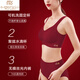 Modal Red Underwear Panty Set Women's Zodiac Year Small Breast Push Up Bra Vest Style Seamless Wedding 2025 Snake Worry-Free Set/Pack Underwear + Bra + Socks Machine Washable 2XL Recommended 130-145 Jin Jin equals 0.5 kg