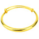 Jaggia Old Phoenix 999 Vietnamese sand gold bracelet gold-plated non-fading bracelet bracelet glossy Euro coin women's bracelet Mengxi 20g light bracelet Mengxi Wulao Fengxiang same style