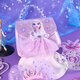 Disney (Disney) Elsa Princess Bag Children's Toys Girls Birthday Gifts 6-12 Years Old Little Girls Ice and Snow Elsa Hair Accessories Comb