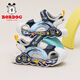 Babudou children's shoes summer breathable baby shoes boys toddler shoes children's toe sandals 105352043 navy blue/m 24