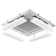 Little Queen air conditioner windshield to block the direct blowing ceiling machine air conditioner air outlet baffle ceiling machine universal wind guide and wind shield 1 good installation length can be retracted 58-90cm