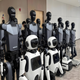 Fräulein Dolphin (Miss Dolphin) Roboter Nanny Artificial Intelligence AI Education Research Humanoid Robot College Experimentelle Lehrschulausstellung Hall Eröffnung Marketing Performance Tanz