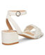 Steve Madden Girls' Oppal Sandals, White White 4 Big Kid