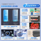 MeiLing worry-free embedded 400-liter French-style multi-door refrigerator for small households with bottom cooling ultra-thin narrow door embedded first-class energy efficiency frequency conversion gray BCD-400WP9CZX national subsidy