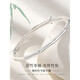 KZD2025 New 9999 Silver Bracelet Women's Sterling Silver Bracelet Bracelet Solid Solid Silver Girlfriend Sends Girlfriend Valentine's Day Gift Bamboo Frosted Push-Pull Silver Bracelet 25g Free Certificate