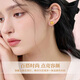 China Gold Gold Earrings for Women 18K Gold Earrings Jewelry Girls Birthday Gifts for Girlfriends Mom and Wife Wedding Anniversary 18K Gold Earrings + Certificate Gift Box