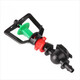 Frame rotating micro-sprinkler 360-degree automatic spraying agricultural greenhouse vegetable sprinkler irrigation upside down frame rotating micro-sprinkler upside down 100 pieces