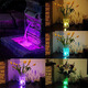 Masterlang Waterproof Remote Control Colorful Light Candle Light Aquarium Diving Light LED Underwater Light Diamond Small Knob Light 2 Colored Lights (With 1 Remote Control)