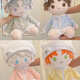 40cm cotton baby doll sitting position attribute Ichiban doll clothes centimeter doll replacement set Blue Star Sleeping Fish (top + pants) 40cm sitting position doll (doll not included)