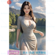 性感美女全光海报 性感纯欲风气质美女个性写真海报贴画出租屋家 A3886 高宽80*53 x 防水/防晒/自粘贴 x