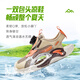 ANTA Children's Sandals Boys' Beach Shoes 2024 Summer New Baotou Breathable Outdoor Physical Education Class Knob Button Soft Sole Shoes Charlotte Gray/Grain Beige/Lighthouse Orange-1 28 Size