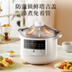 Bear electric stew pot, electric casserole, electric stew pot, soup pot, stew pot, special electric pot for soup, stew pot, electric stew pot for 3-4 people, purple clay pot, soup pot, 3L porridge pot DDG-K30N3
