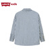 Levi s Levis Children's Boys' Shirt 2026 Spring Comfortable Children's Long-Sleeved Shirt Pepper Color 160/76 Recommended Height 152-158cm