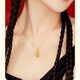 OAH9999 gold gourd pendant for men and women 2025 new pure gold Fulu necklace pendant for girlfriend plated Lao Fengxiang same style gourd pendant Lao Fengxiang same style 1.59g