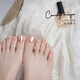 CandyMoyo healthy 0-toxic water-based nail polish no-bake manicure long-lasting whitening non-tearable white night aurora