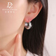 Duozun pt950 genuine platinum earrings for women, flashing light ball earrings, platinum earrings, new earrings, Chinese Valentine's Day gifts, light ball earrings, 8.79 g, one pair