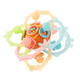 WINSLEO German brand hand ball baby teether molar stick baby chew toy anti-eating hand bite artifact Manhattan teether rattle toy three-in-one Manhattan pink