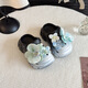 Hualin Fashion Children's Eva Hole Schuhe simulierte Phalaenopsis Anti-Rutsch-Strand-Strandruhrschuhe Gradient Purple 26-27
