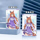 Dragon Racing Horse Girl Barji Reed Hair Cenicienta Marunshinsky Koji Hood Tamamo Cross Acrílico Flujo de acrílico Periferio bidimensional W3899 Cabello de caña Cinderella Tres color White 6*9*08cm/Phantom Color Glitter + Sequins