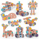 Jiaye Toolbox Juguetes para niños de 3 a 6 años Tornillo de tornillo Conjunto de cuchillo de reparación Desmontaje y ensamble la niña Taladro eléctrico DIY Set 103pcs [rosa] Bolsa