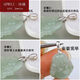 GPWFLI Bingli 18K gold buckle head clip buckle thickened melon seed buckle jade jade top bead inlaid necklace pendant buckle 18K gold Jade No. 5