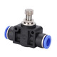 Pneumatic quick connector LSA one-way adjustable pipeline throttle valve trachea quick plug LSA-4 6 8 10 12 LSA-10