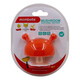 Mombella (mombella) small mushroom teether baby chewing gum baby anti-eating hand artifact to soothe oral appetite period 0-3-6-8 months and above with security code light blue