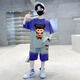 Jungen Anzüge Sommer Nezha Kleidung Kinderkleidung 6-12 Jahre alt Nezha Kurzarm Shorts Jungen Jungen Männer 2025 Marine Blau Dünn 1090# Gradient Blue Set 140 Größe Empfohlene Höhe 130-140 cm 60-70jin [Jin gleich 0,5 kg]
