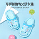 Disney Children's Slippers Girls' Croc Shoes All Seasons Girls' Slippers Non-Slip Bathing Sandals Two-Wear DIY Shoes F2715F