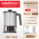 KAMJOVE tea kettle, health kettle, thermal insulation, integrated spray tea kettle, fully automatic multi-function kettle, flower tea kettle, glass thermostatic kettle, all-in-one water and tea kettle, A-122 titanium gray, dual-purpose steaming and cooking 1.2L