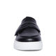 STEVE MADDEN Boys' Adaptive Cooper Loafers Black//White 2 Little Kid
