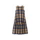 Vestido sin mangas de Madras Muji Vestido de falda para mujeres 25 Summer NUEVO BC2NMA5S BEIGE CHECKED S (155/80A)