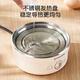 CHIGO Egg Boiler Home Large Capacity Egg Steamer Small Mini Breakfast Boiled Egg Artifact Plug-in Use Small Steamer Single-layer PP Anti-dry Boiling with Anti-scalding Steaming Tray Large Capacity