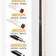 Jaguar Star style billiard cue black 8 cue middle head Chinese eight ball American nine ball big and small head snooker Jaguar Star Remarks club head barrel set